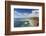 View over the coastline of the Kaikoura Peninsula from the Kaikoura Peninsula Walkway, Kaikoura, Ca-Ruth Tomlinson-Framed Photographic Print