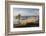 View over The Cobb and beach from Langmoor and Lister gardens, Lyme Regis, Dorset, England, United -Stuart Black-Framed Photographic Print