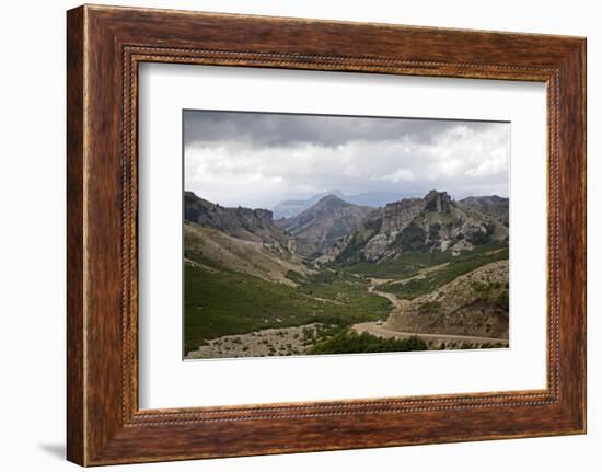 View over the Cordoba Pass in the Lanin National Park, Patagonia, Argentina, South America-Yadid Levy-Framed Photographic Print