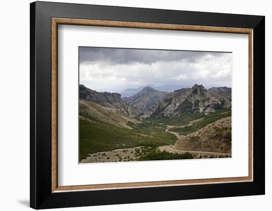 View over the Cordoba Pass in the Lanin National Park, Patagonia, Argentina, South America-Yadid Levy-Framed Photographic Print