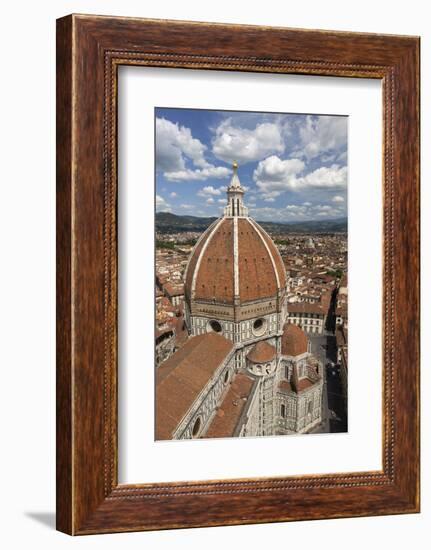 View over the Duomo and City from the Campanile, Florencetuscany, Italy, Europe-Stuart Black-Framed Photographic Print