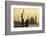 View over the Elbe on the Swimming Dock of Blohm and Voss in the Evening Light-Uwe Steffens-Framed Photographic Print