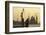 View over the Elbe on the Swimming Dock of Blohm and Voss in the Evening Light-Uwe Steffens-Framed Photographic Print