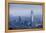 View over the Gran Torre Santiago from Cerro San Cristobal, Santiago, Chile, South America-Yadid Levy-Framed Premier Image Canvas