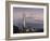 View over the Gran Torre Santiago from Cerro San Cristobal, Santiago, Chile, South America-Yadid Levy-Framed Premium Photographic Print