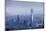 View over the Gran Torre Santiago from Cerro San Cristobal, Santiago, Chile, South America-Yadid Levy-Mounted Photographic Print
