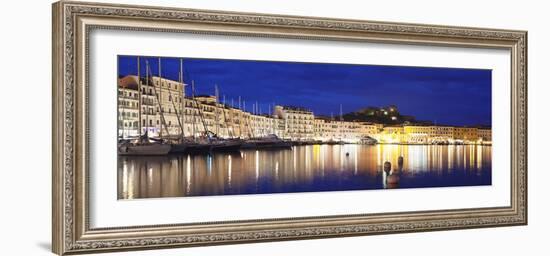 View over the Harbour to Forte Stella Fortress-Markus Lange-Framed Photographic Print