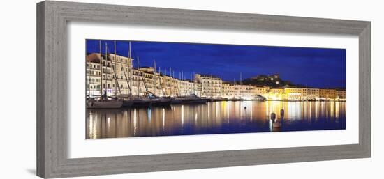 View over the Harbour to Forte Stella Fortress-Markus Lange-Framed Photographic Print