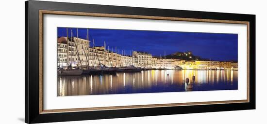 View over the Harbour to Forte Stella Fortress-Markus Lange-Framed Photographic Print