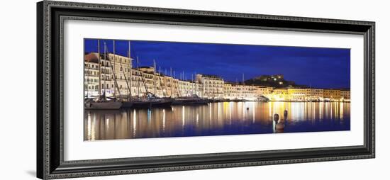 View over the Harbour to Forte Stella Fortress-Markus Lange-Framed Photographic Print