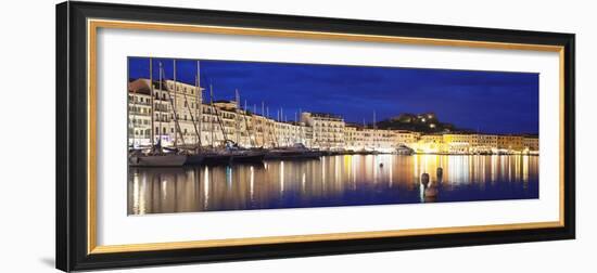 View over the Harbour to Forte Stella Fortress-Markus Lange-Framed Photographic Print