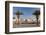 View over the harbour to San Nicola Pellegrino cathedral, Trani, Le Murge, Barletta-Andria-Trani di-Markus Lange-Framed Photographic Print