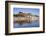 View over the Main River to Marienberg Fortress and St. Burkard Church in Autumn-Markus Lange-Framed Photographic Print