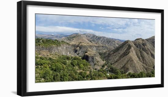 View over the mountains surrounding Garni, Kotayk Province, Armenia, Caucasus, Asia-G&M Therin-Weise-Framed Photographic Print