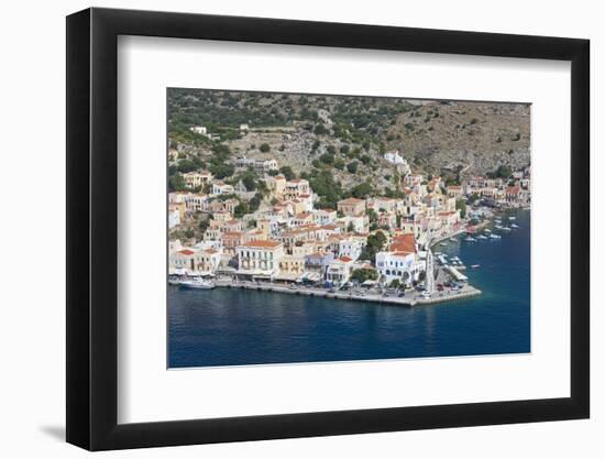 View over the Picturesque Waterfront, Dodecanese Islands-Ruth Tomlinson-Framed Photographic Print