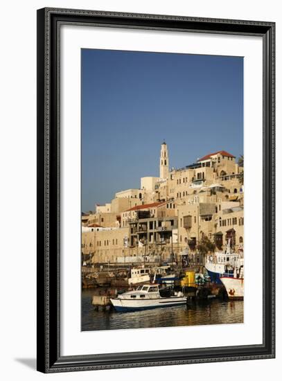 View over the Port and Old Jaffa, Tel Aviv, Israel, Middle East-Yadid Levy-Framed Photographic Print