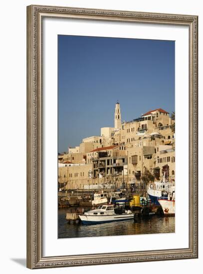 View over the Port and Old Jaffa, Tel Aviv, Israel, Middle East-Yadid Levy-Framed Photographic Print