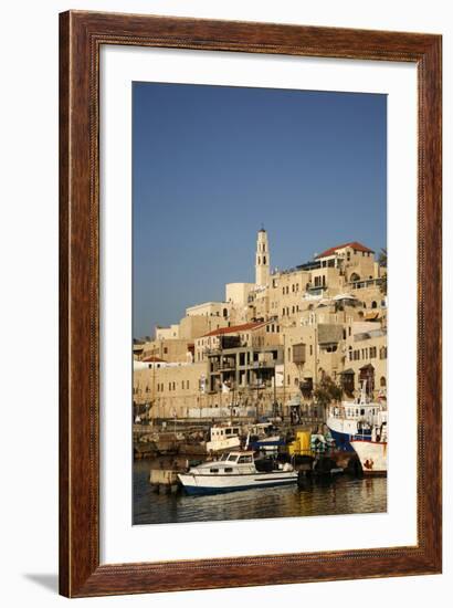 View over the Port and Old Jaffa, Tel Aviv, Israel, Middle East-Yadid Levy-Framed Photographic Print