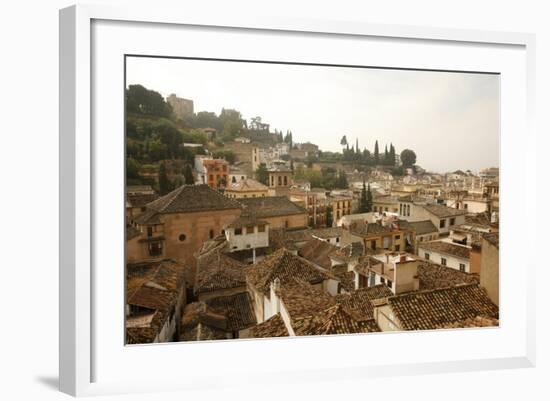 View over the Rooftops in the Albayzin, Granada, Andalucia, Spain, Europe-Yadid Levy-Framed Photographic Print