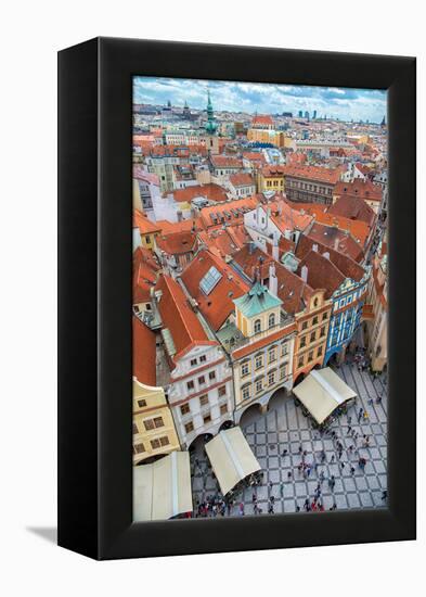 View over the Rooftops of the Old Town-badahos-Framed Premier Image Canvas