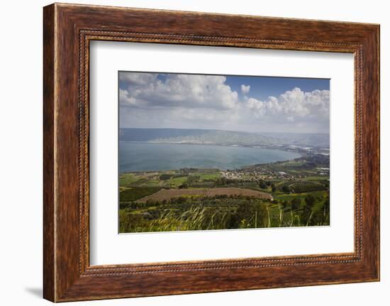 View over the Sea of Galilee (Lake Tiberias), Israel. Middle East-Yadid Levy-Framed Photographic Print