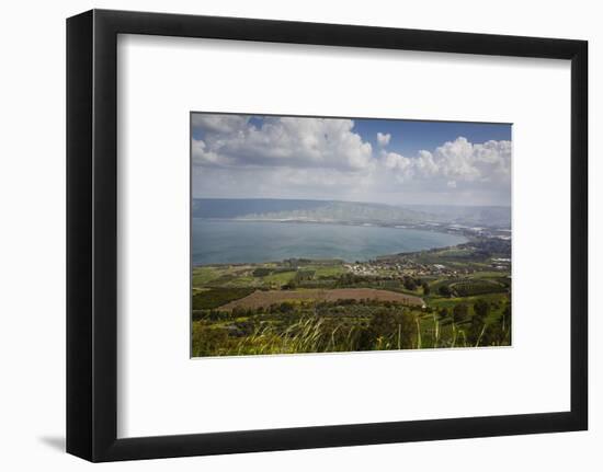 View over the Sea of Galilee (Lake Tiberias), Israel. Middle East-Yadid Levy-Framed Photographic Print