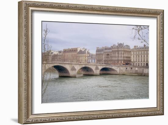 View Over The Seine-Cora Niele-Framed Giclee Print