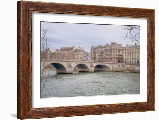 View Over The Seine-Cora Niele-Framed Giclee Print