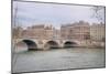 View Over The Seine-Cora Niele-Mounted Giclee Print