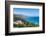 View over the South Coast of Crete, Greek Islands, Greece, Europe-Michael Runkel-Framed Photographic Print