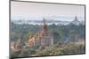 View over the Temples of Bagan Swathed in Early Morning Mist-Lee Frost-Mounted Photographic Print