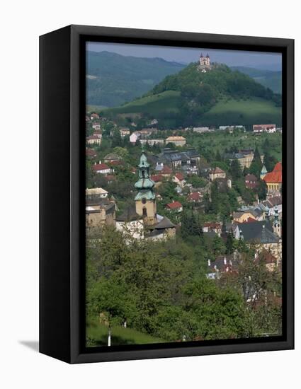 View Over the Town, Banska Stiavnica, Unesco World Heritage Site, Slovakia-Upperhall-Framed Premier Image Canvas