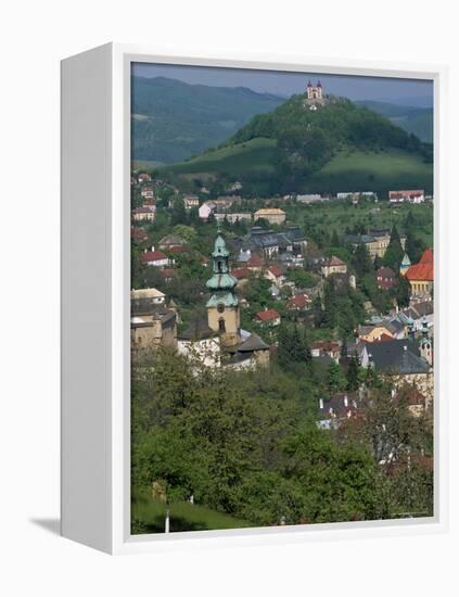 View Over the Town, Banska Stiavnica, Unesco World Heritage Site, Slovakia-Upperhall-Framed Premier Image Canvas