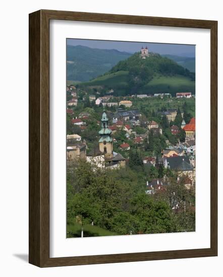View Over the Town, Banska Stiavnica, Unesco World Heritage Site, Slovakia-Upperhall-Framed Photographic Print