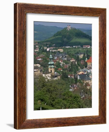 View Over the Town, Banska Stiavnica, Unesco World Heritage Site, Slovakia-Upperhall-Framed Photographic Print