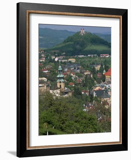 View Over the Town, Banska Stiavnica, Unesco World Heritage Site, Slovakia-Upperhall-Framed Photographic Print