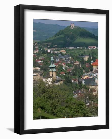 View Over the Town, Banska Stiavnica, Unesco World Heritage Site, Slovakia-Upperhall-Framed Photographic Print