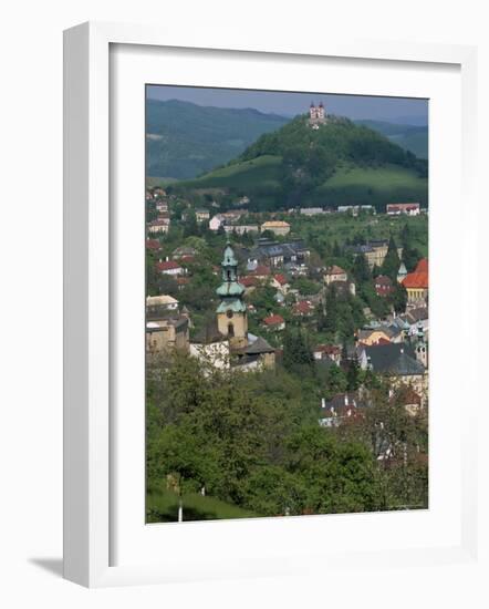 View Over the Town, Banska Stiavnica, Unesco World Heritage Site, Slovakia-Upperhall-Framed Photographic Print