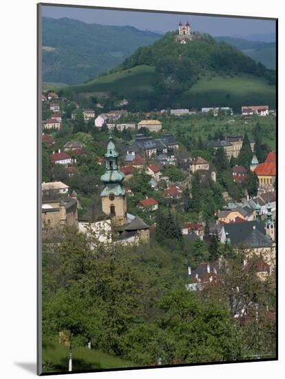 View Over the Town, Banska Stiavnica, Unesco World Heritage Site, Slovakia-Upperhall-Mounted Photographic Print