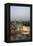 View over the Western Wall (Wailing Wall) and the Dome of the Rock Mosque, Jerusalem, Israel-Yadid Levy-Framed Premier Image Canvas