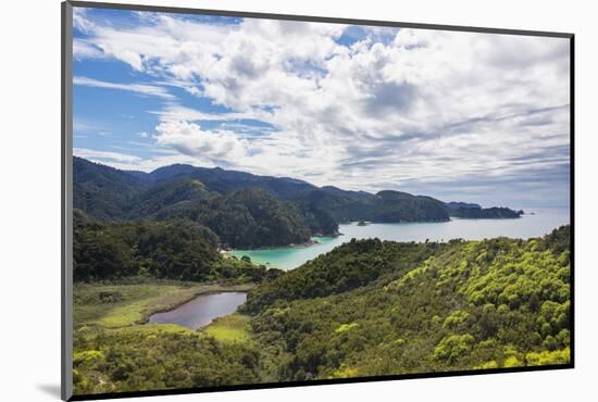 View over Torrent Bay from the Abel Tasman Coast Track, Abel Tasman National Park, near Marahau, Ta-Ruth Tomlinson-Mounted Photographic Print