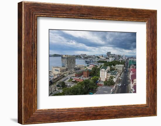 View over Vladivostok, Russia, Eurasia-Michael-Framed Photographic Print