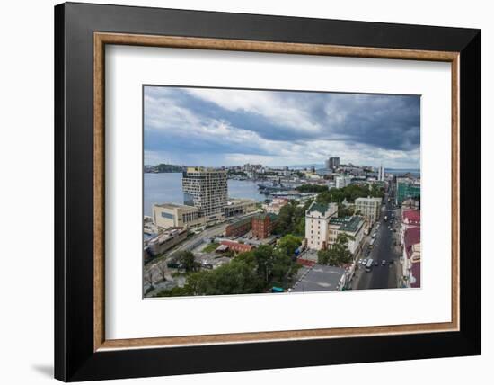 View over Vladivostok, Russia, Eurasia-Michael-Framed Photographic Print