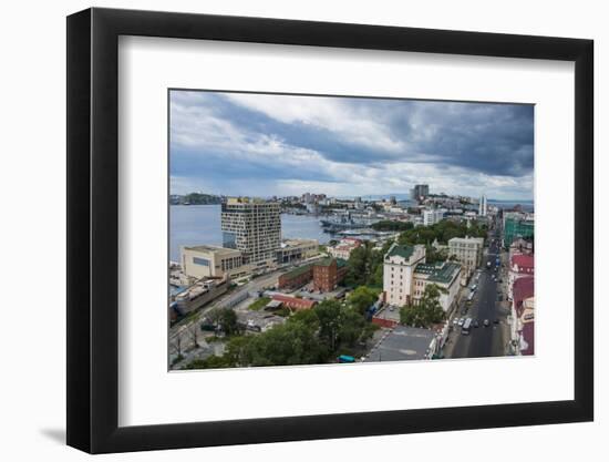 View over Vladivostok, Russia, Eurasia-Michael-Framed Photographic Print