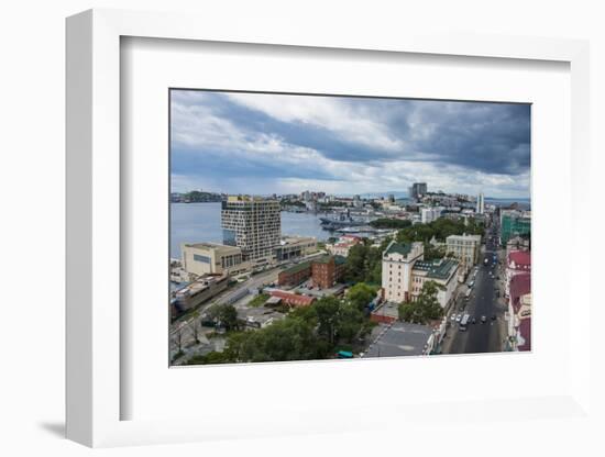 View over Vladivostok, Russia, Eurasia-Michael-Framed Photographic Print