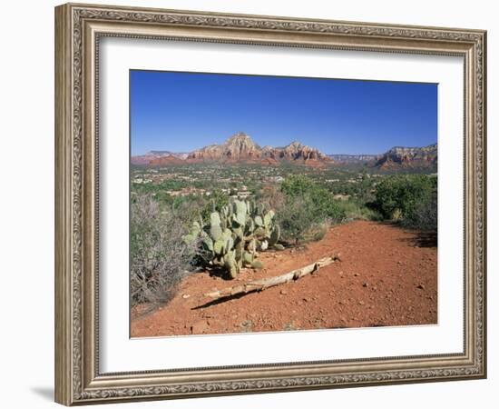 View Over West Sedona from the Slopes of Table Top Mountain, Arizona, USA-Ruth Tomlinson-Framed Photographic Print