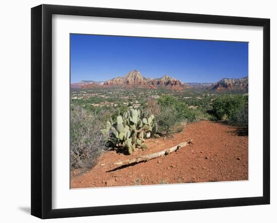 View Over West Sedona from the Slopes of Table Top Mountain, Arizona, USA-Ruth Tomlinson-Framed Photographic Print