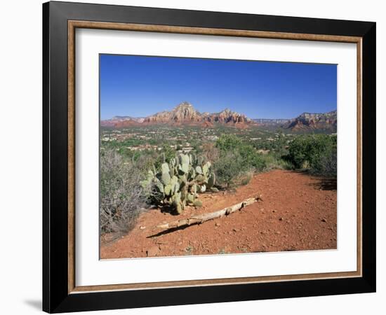 View Over West Sedona from the Slopes of Table Top Mountain, Arizona, USA-Ruth Tomlinson-Framed Photographic Print