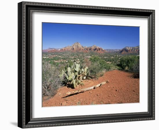 View Over West Sedona from the Slopes of Table Top Mountain, Arizona, USA-Ruth Tomlinson-Framed Photographic Print