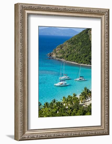 View over White Bay, Jost Van Dyke, British Virgin Islands, West Indies, Caribbean, Central America-Michael Runkel-Framed Photographic Print